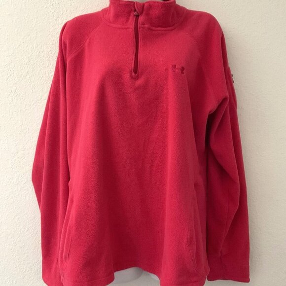 UNDER ARMOUR FLEECE PULLOVER JACKET - Picture 9 of 13